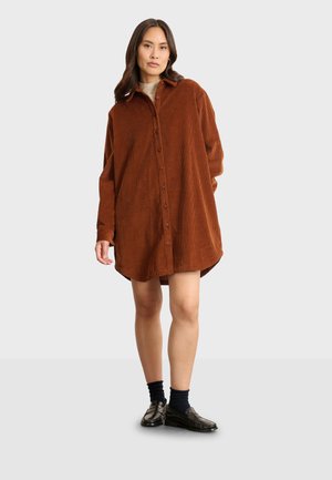 BAHIA - Blusenkleid - chestnut