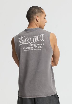 Terranova, T-SHIRT MC STAMPA - Top - grigio topo