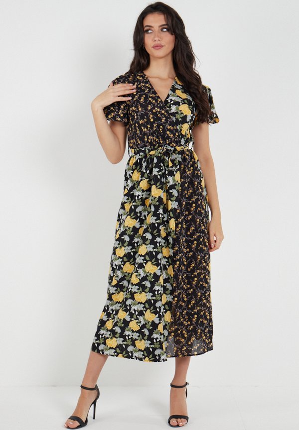MIX FLORAL WRAP - Day dress - multi