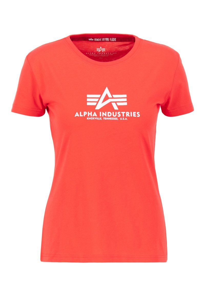 alpha industries T-shirt print rood alpha industries T-shirt print rood