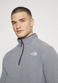 The North Face GLACIER 1/4 ZIP - Fleecepullover - medium grey heather