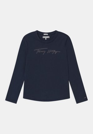 GOLD LOGO - Top s dlouhým rukávem - blue