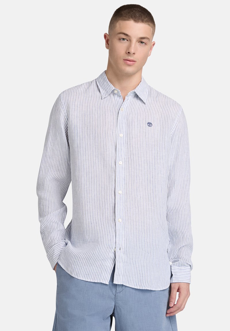 Timberland STRIPED - Košile - medium blue