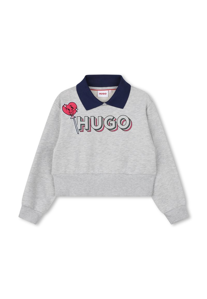 HUGO Kids Sweater grijs