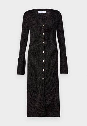 STUDIO ID CARDIGAN DRESS - Strickkleid - golden black