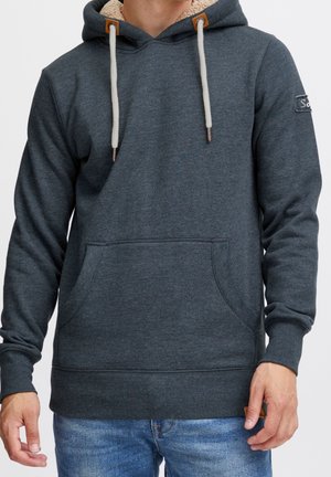 Hoodie - mottled blue