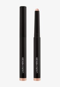 Schwarzer, matter Lippenstift-Stift mit abgerundeter Spitze. Verfügt über einen rose-goldenen Akzent am Ende. Schickes und minimalistisches Design.