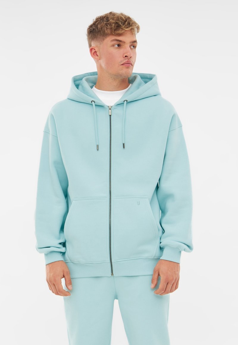 Johnny Urban CALEB  - Felpa con zip - ice blue