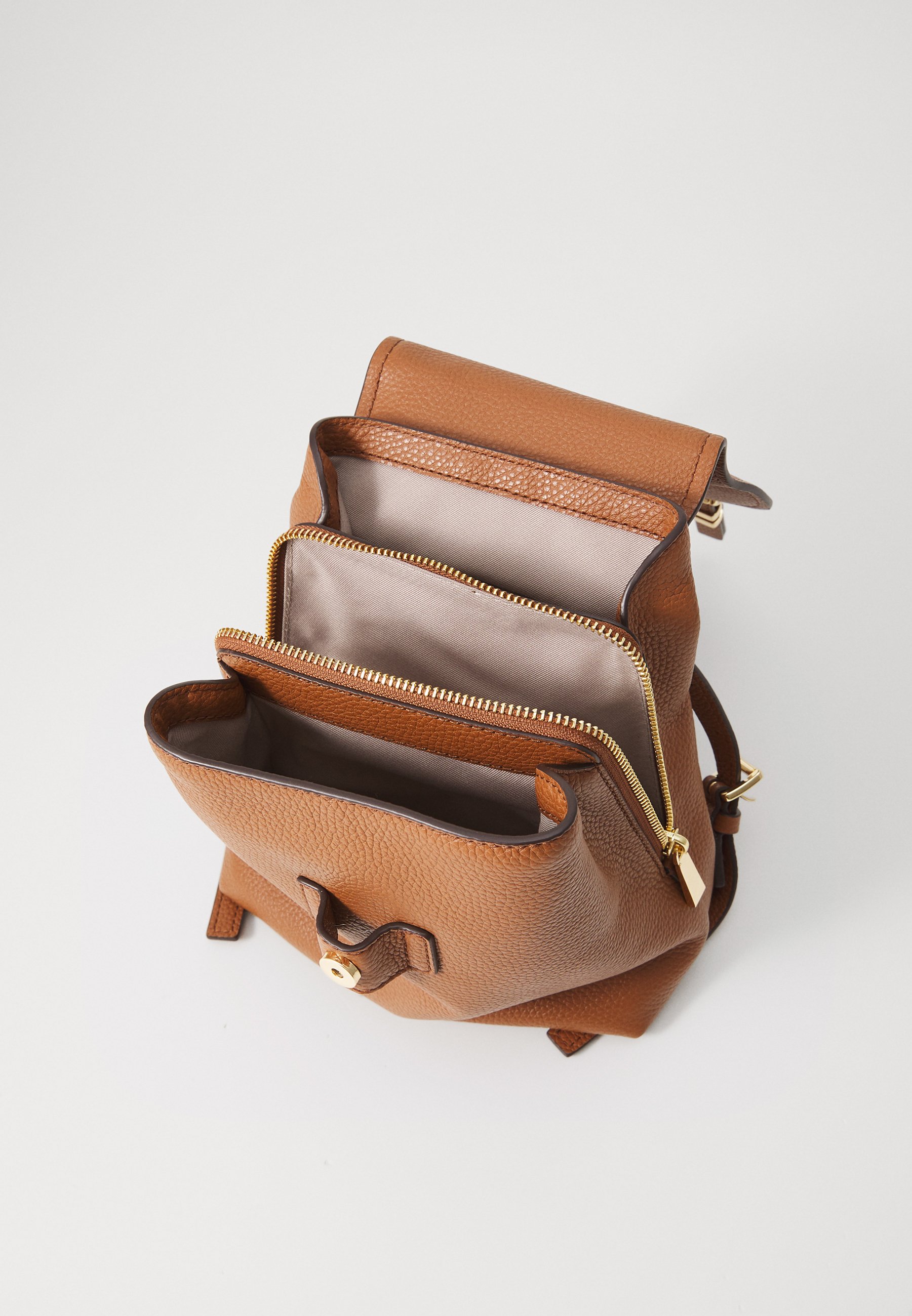 MICHAEL Michael Kors QUINN XS FLAP BACKPACK - Rucksack - brown