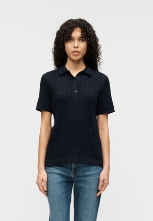 HARTLAND - Bluză polo - navy