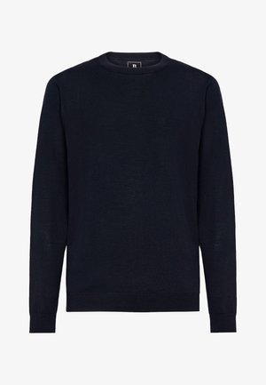 Boggi Milano Striktrøje - navy blue
