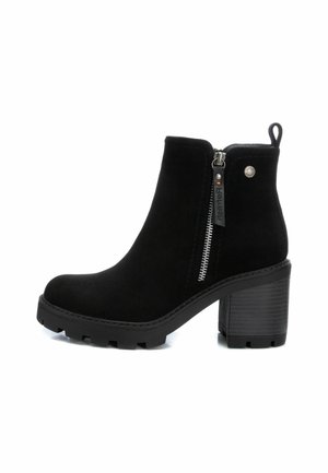 Botines con plataforma - black
