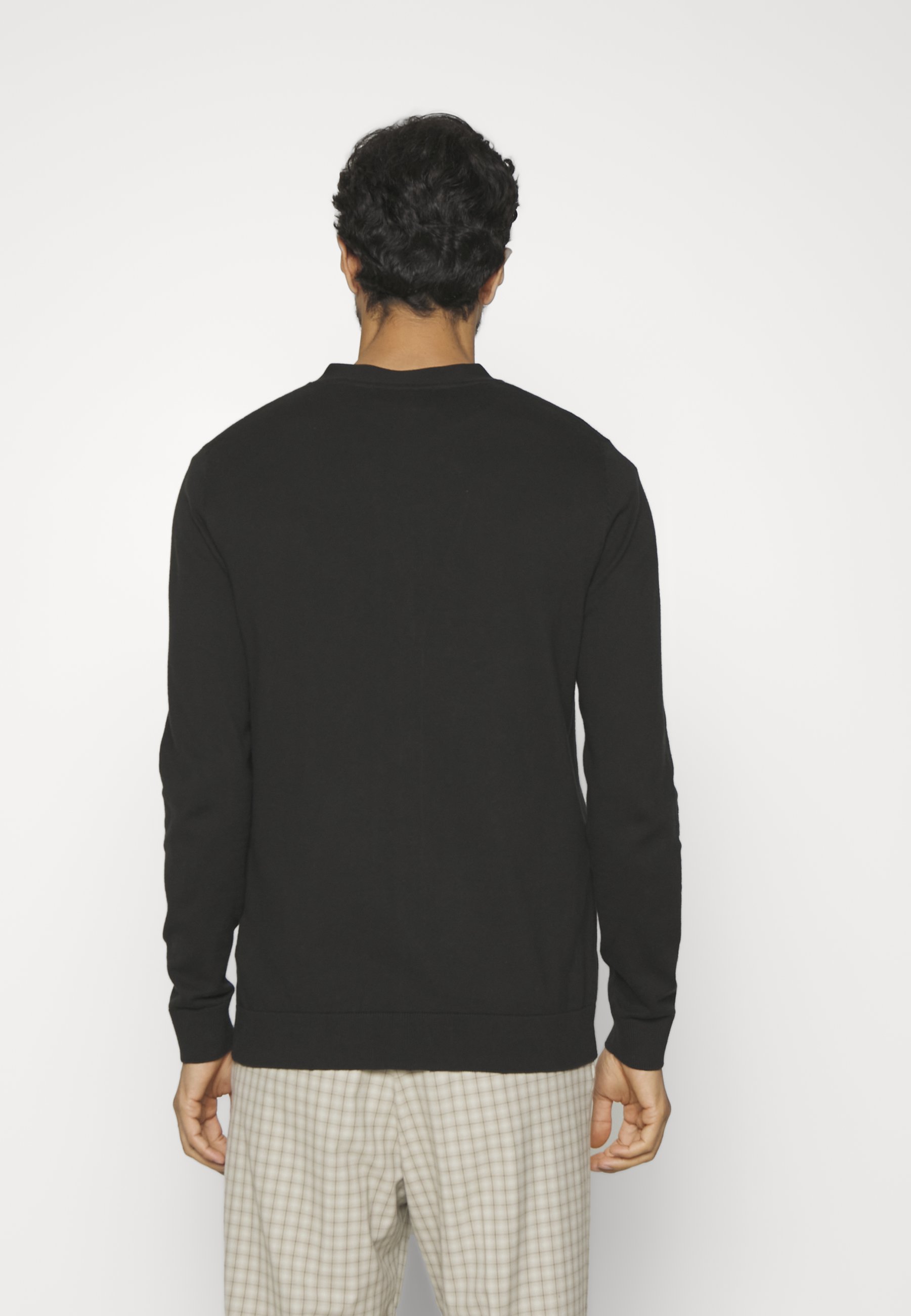 Cardigan SELECTED HOMME Slhberg - Fermeture Éclair Intégrale Col Haut Coton Tricoté