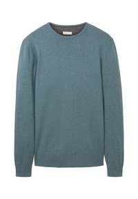 Unselected, dusty dark teal melange