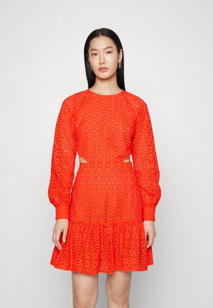 MICHAEL Michael Kors EYELET CUT OUT MINI  - Cocktail φόρεμα / Φόρεμα για πάρτι - optic orange