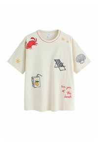 Non sélectionné, cream embroidered