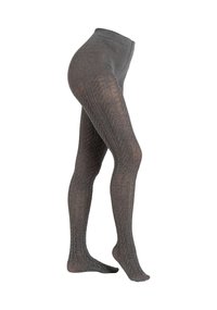 s.Oliver ORIGINALS CABLE STITCH - Strumpfhose - dark grey melange