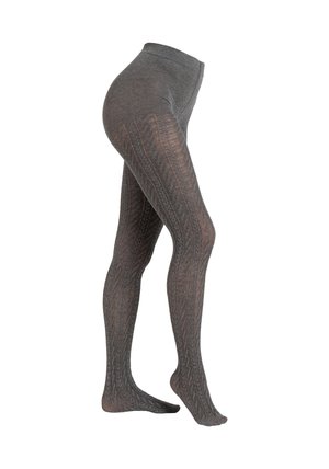 ORIGINALS CABLE STITCH - Strumpfhose - dark grey melange