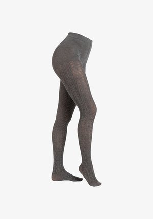 s.Oliver ORIGINALS CABLE STITCH - Collant - dark grey melange
