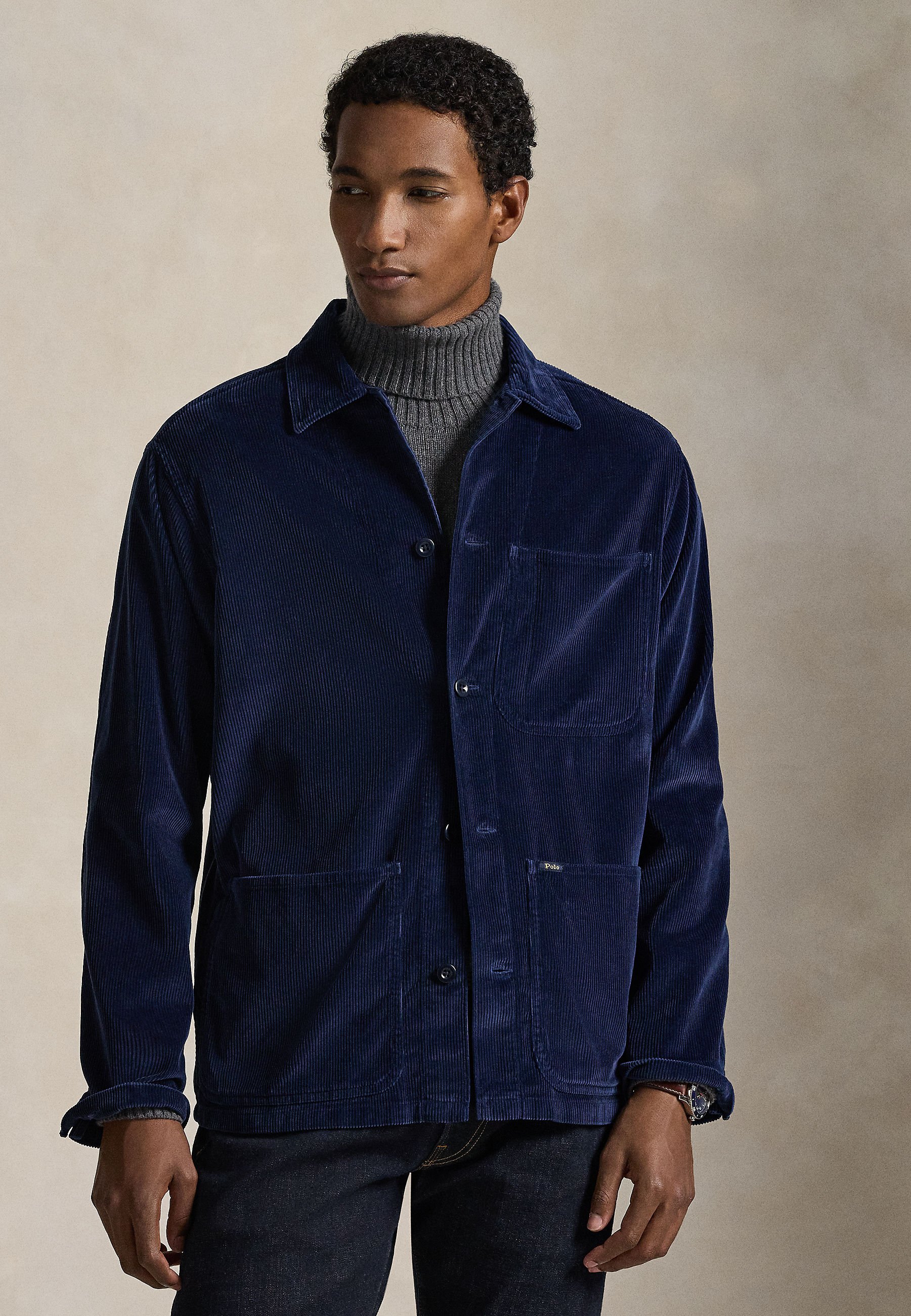 Polo Ralph Lauren CORDUROY UTILITY OVERSHIRT - Light jacket