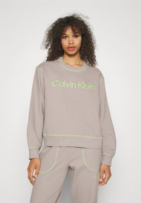 Calvin Klein Underwear SWEATSHIRT FUTURE SHIFT LW - Sweatshirt - beige