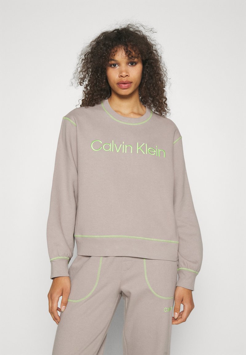 Calvin Klein Underwear SWEATSHIRT FUTURE SHIFT LW - Sweatshirt - beige