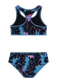 Shiwi CHARLIE RACERBACK SET - Bikini - blue botanic passiflora