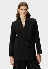 Koton POCKETDETAIL DOUBLE BREASTED - Short coat - black