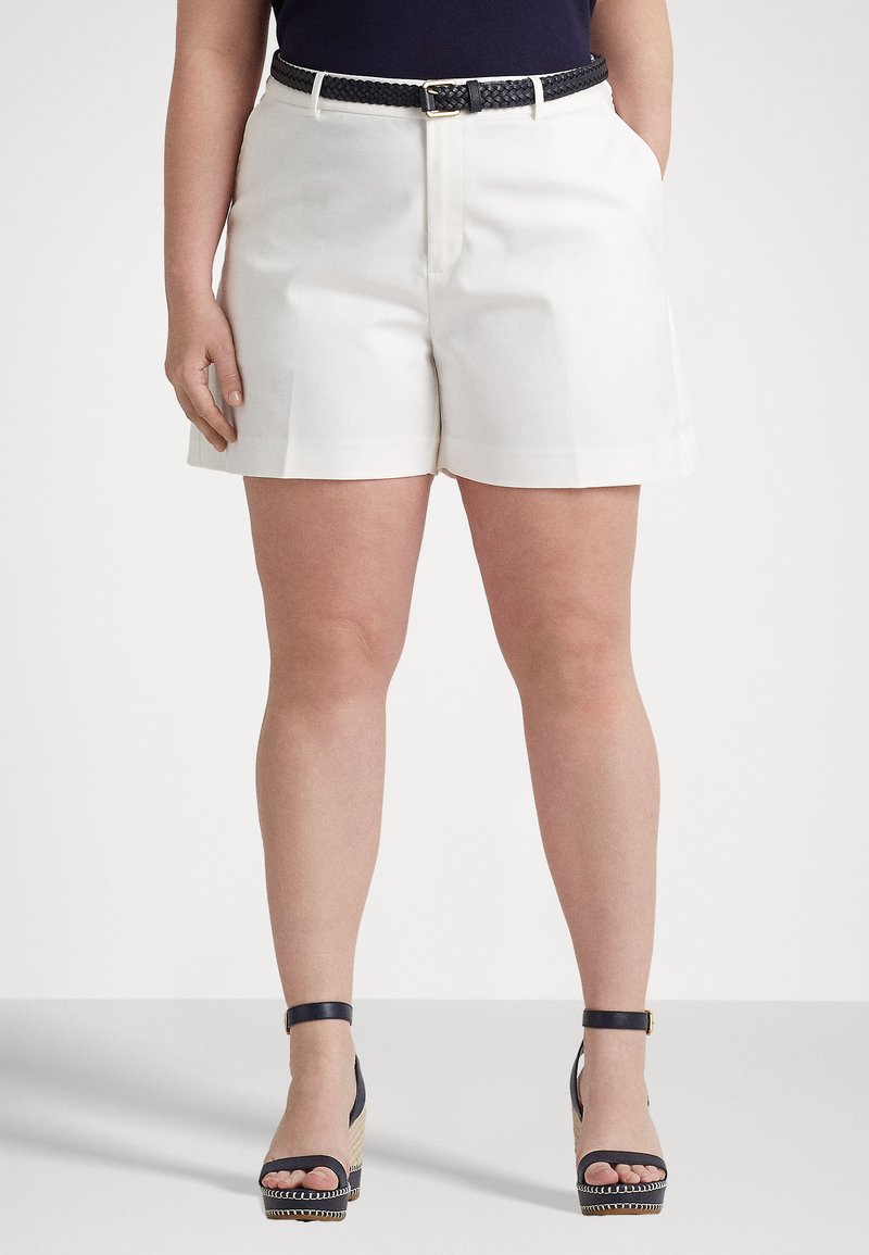Lauren Ralph Lauren Woman SHAIKAT FLAT FRONT Shorts white/crème