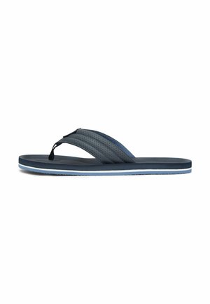 PERFORATED PADDED STRAP FLIP-FLOPS - Infradito da bagno - navy blue