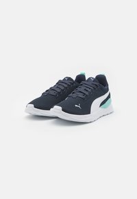 Puma ANZARUN LITE - Zapatillas running asfalto - club navy/white/mint