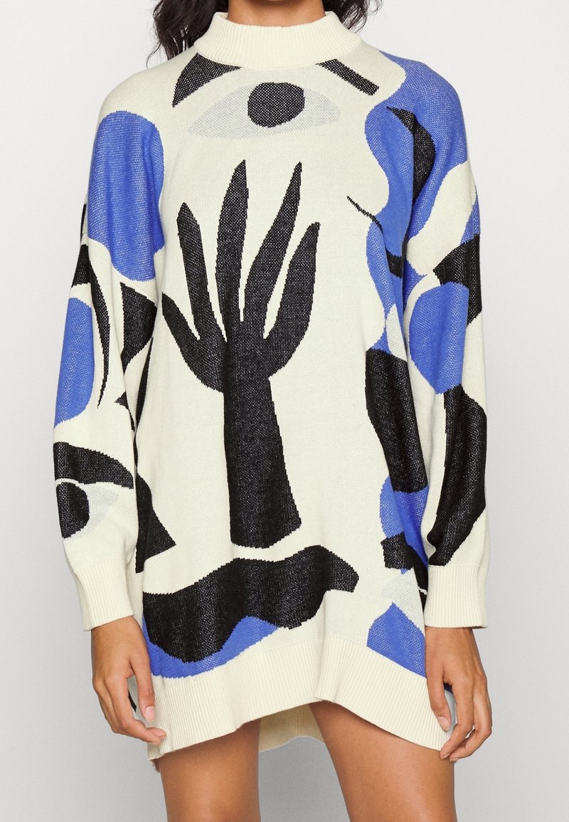 Monki Abito in maglia - multi-coloured