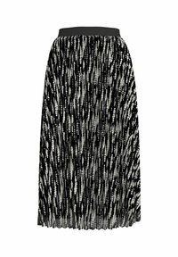 VILA Falda plisada - black
