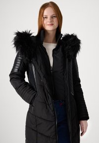 ONLY LINETTE HOOD COAT - Vinterfrakke - black