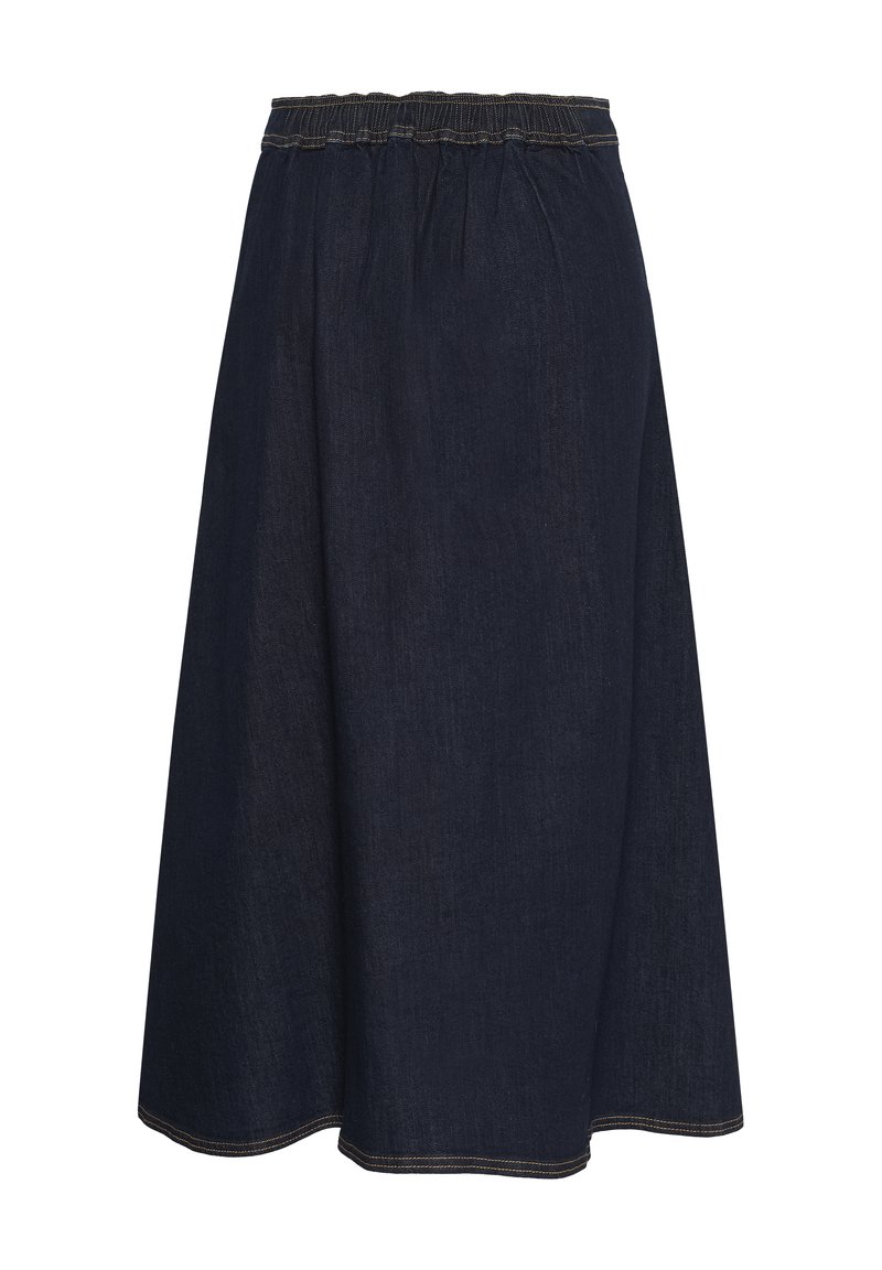 Jupe Denim Bleu Byblos Jeans Vintage Taille 40 - Style Évasé Avec Logo - Occasion Très Bon État