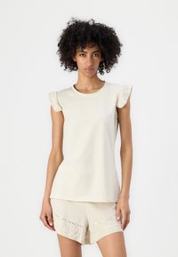 TWINSET Camicetta - almond beige/dark almond beige
