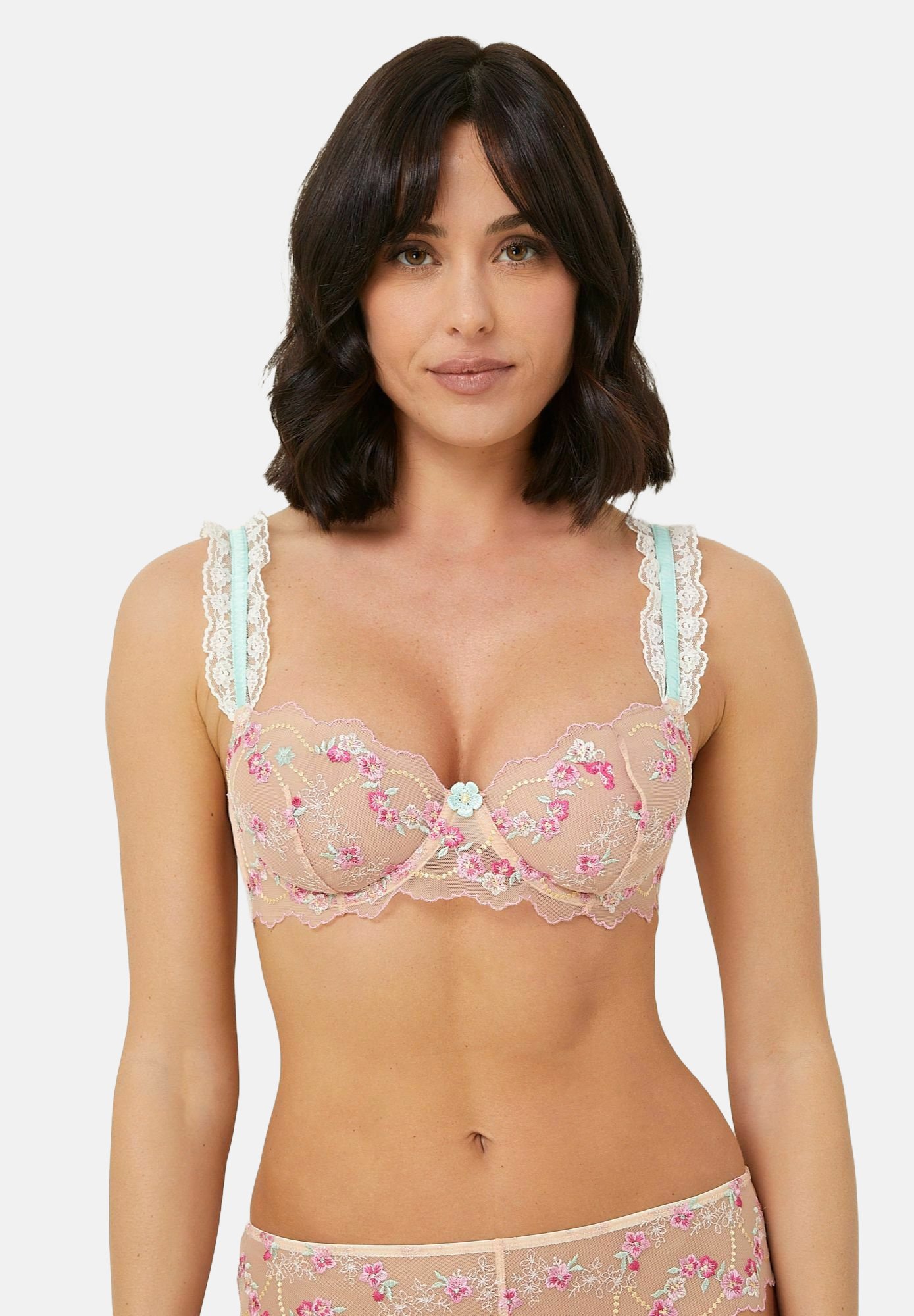 Marie Meili Reggiseno Donna Multicolore (Fucsia) – Morbido In Poliammide Ed Elastan, Taglia 70C (DE) - 3