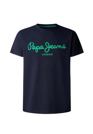 Pepe Jeans, PEPE JEANS BASIC T-SHIRT PJL73 ORIGINAL STRETCH N - Print T-shirt - dulwich blue