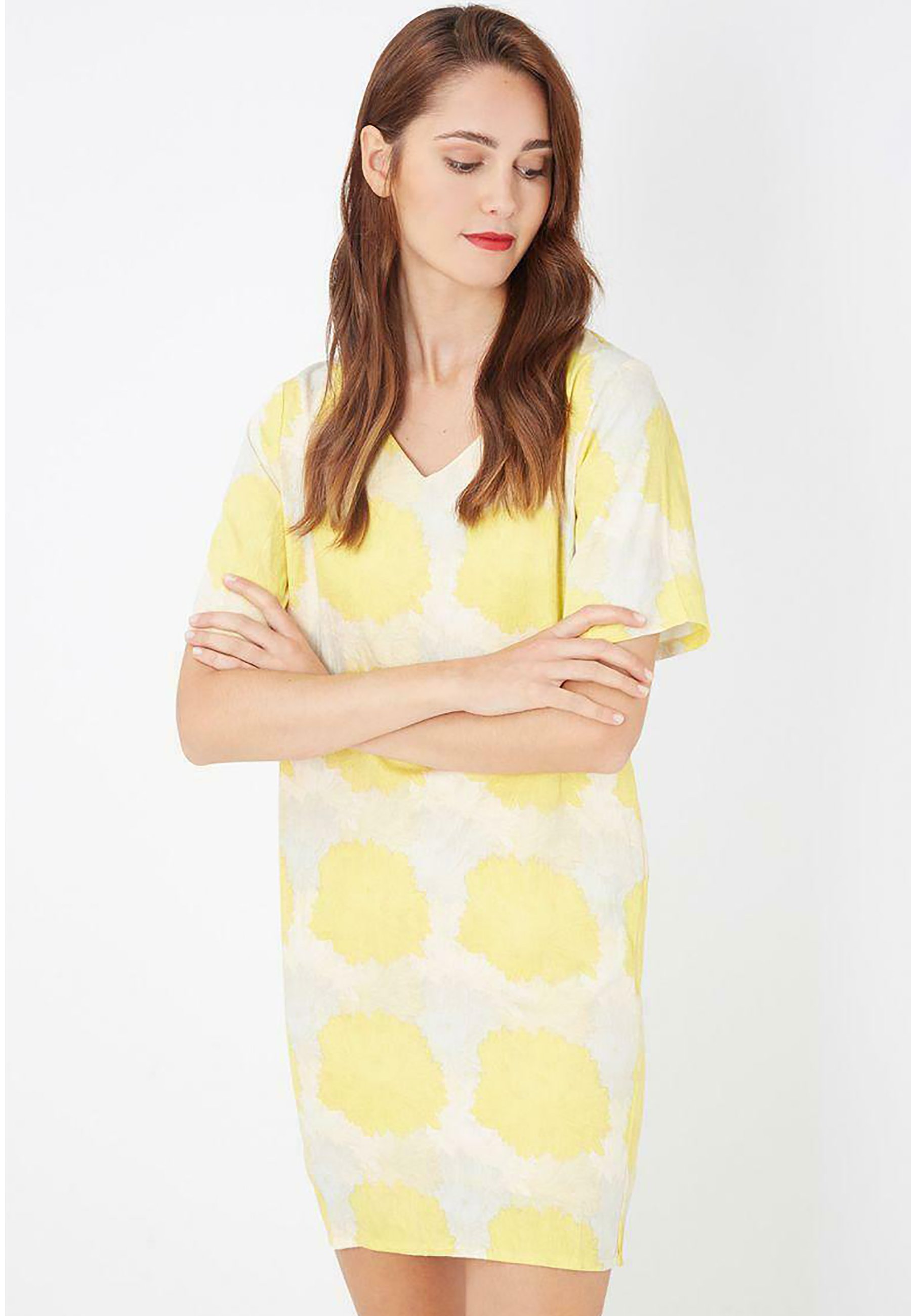 SENSE CON CIERRE DE TRASERA - Vestido de tubo - amarillo - Zalando.es