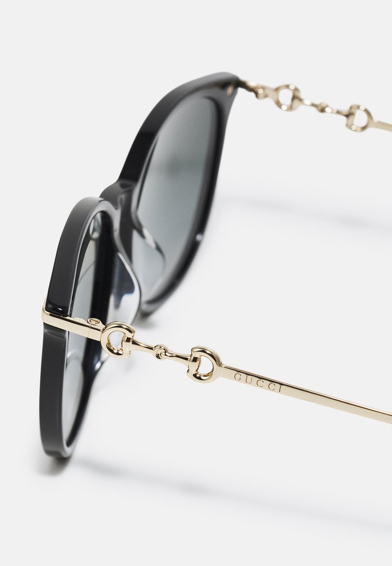 gucci black gold sunglasses