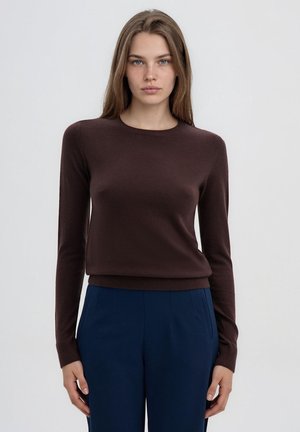 Terranova, MAGLIA TINTA UNITA - Maglione - cacao