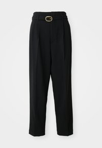 PANTS - Tygbyxor - black