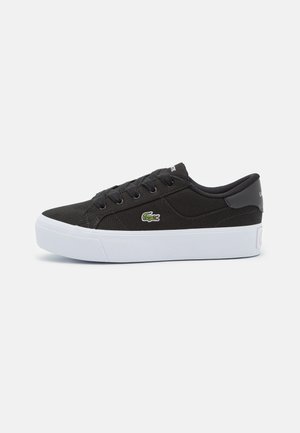 Lacoste ZIANE PLATFORM - Sneakers laag - black/white