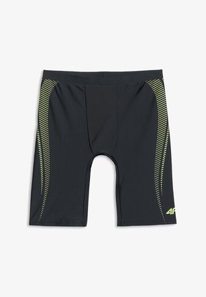 4F, 4F KĄPIELÓWKI MĘSKIE - CZARNE L - Swimming trunks - deep black