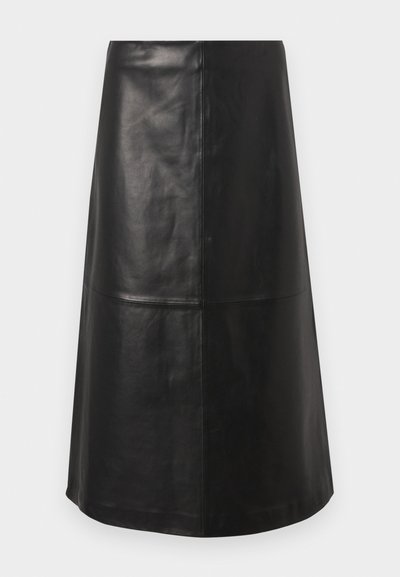 STUDIO ID MIDI SKIRT - Áčková sukně - black