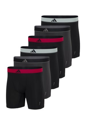 6 PACK  - Tætsiddende boxershorts - schwarz/grau