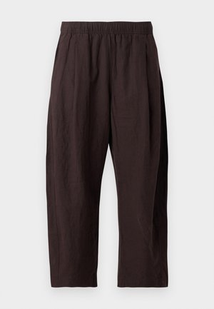 GAP BARREL PANT - Pantalon classique - terra brown