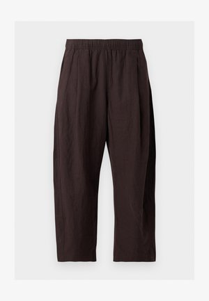 GAP BARREL PANT - Pantalon classique - terra brown
