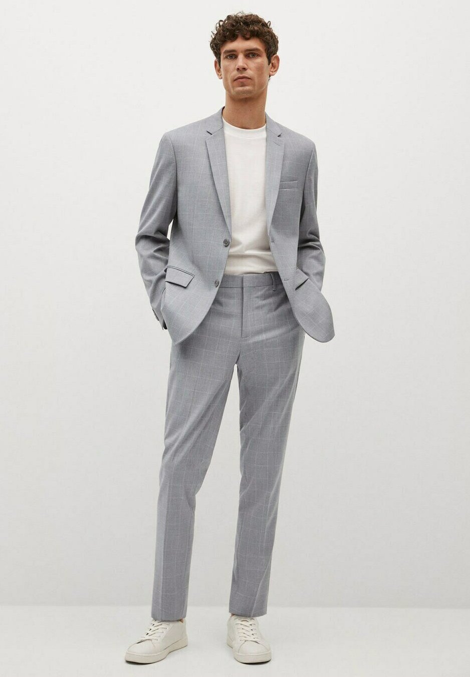 Uomo KARIERTE SUPER SLIM FIT - Pantaloni eleganti Uomo KARIERTE SUPER SLIM FIT - Pantaloni eleganti