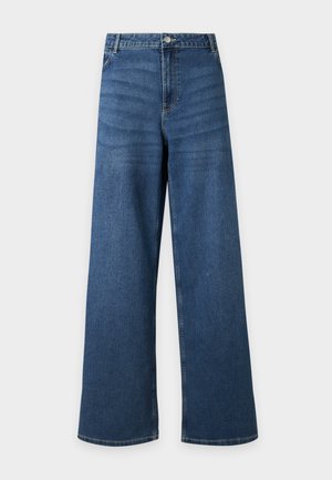Vero Moda Curve, VMCLUSIA REMY WIDE - Τζιν χαλαρής εφαρμογής - medium blue denim